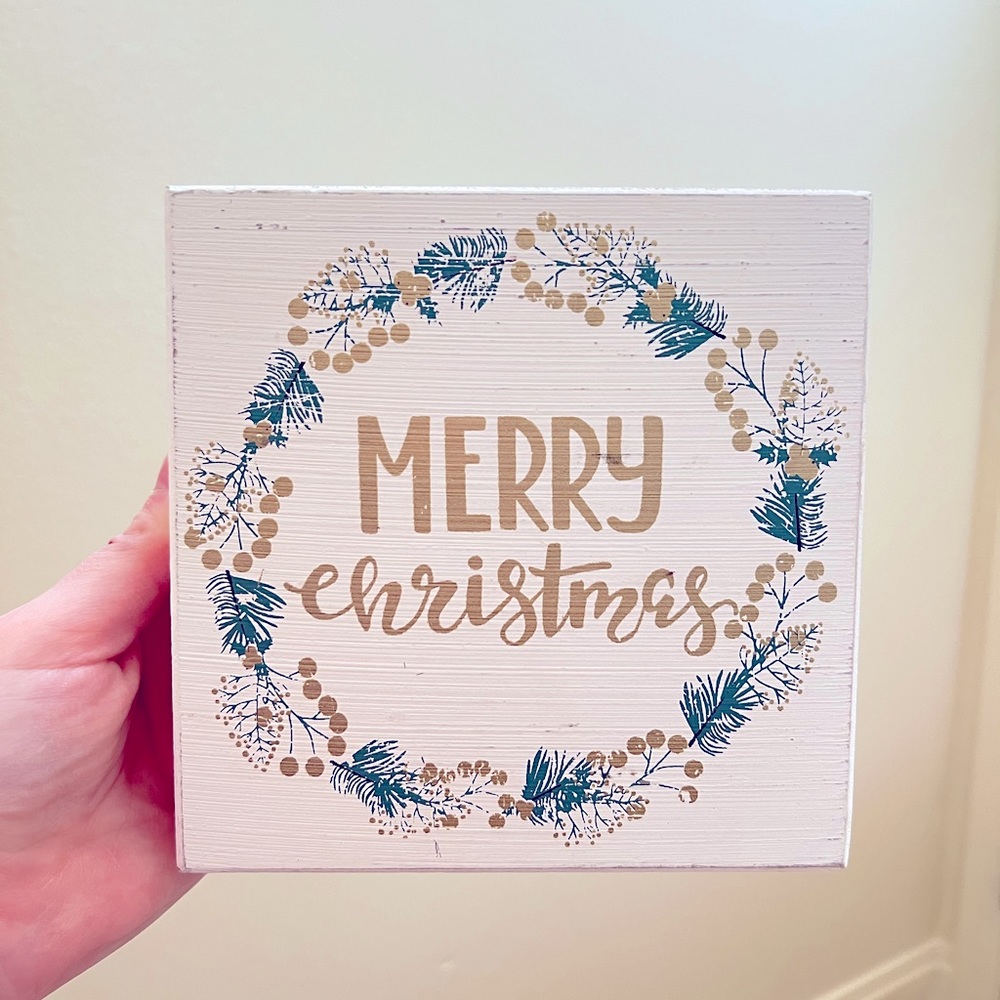 Meet Christmas sign